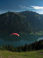 Paraglider over Achensee