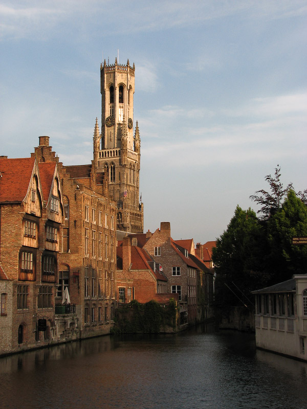 Bruges - Canal View of Belfort