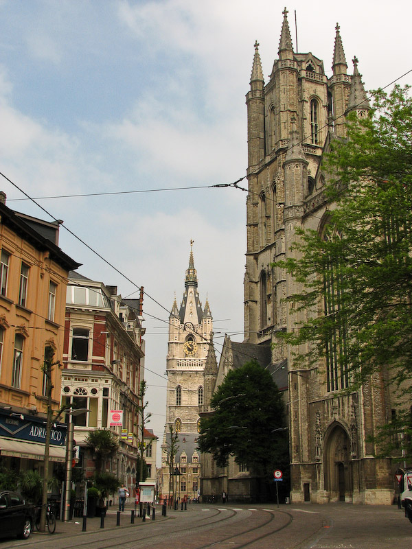 Ghent - Cathedral and Belfort