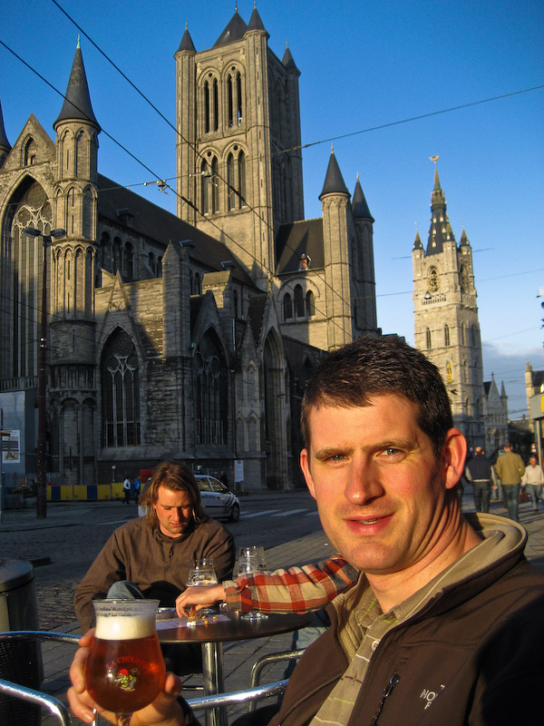 Ghent - Saint Jacob's Cathedral and Belfort
