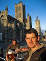 Ghent - Saint Jacob's Cathedral and Belfort