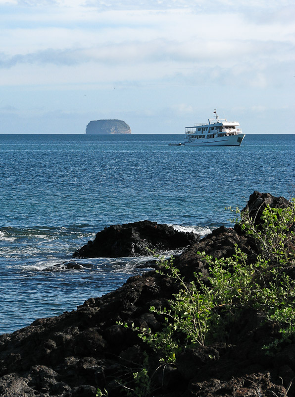 Galapagos Voyager off Bachas Beach