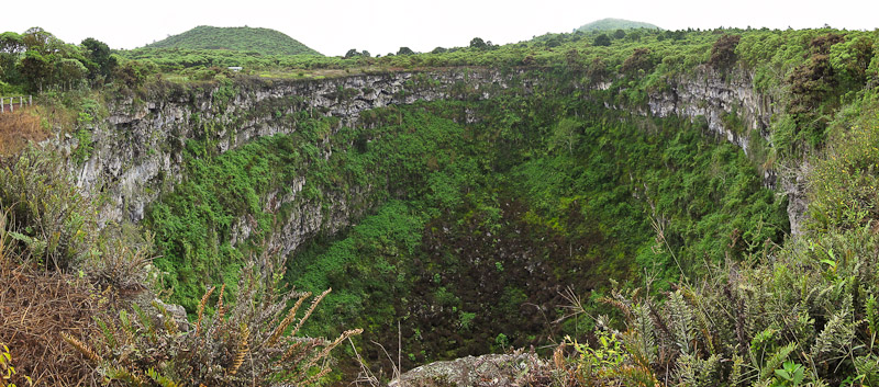 One of Los Gemelos Craters