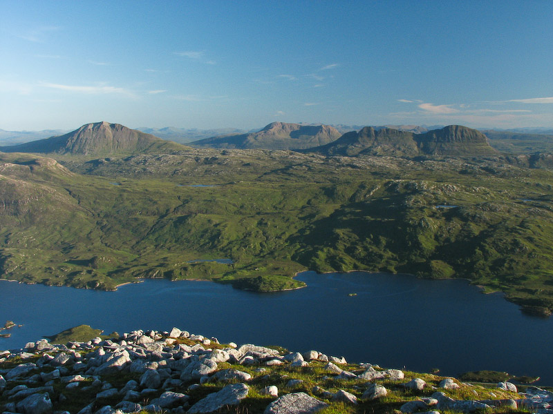 Assynt - Assynt hills from Quinag