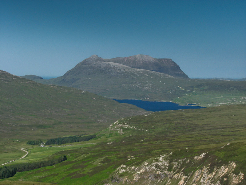 Assynt - Quinag from Ben an Fhuarain