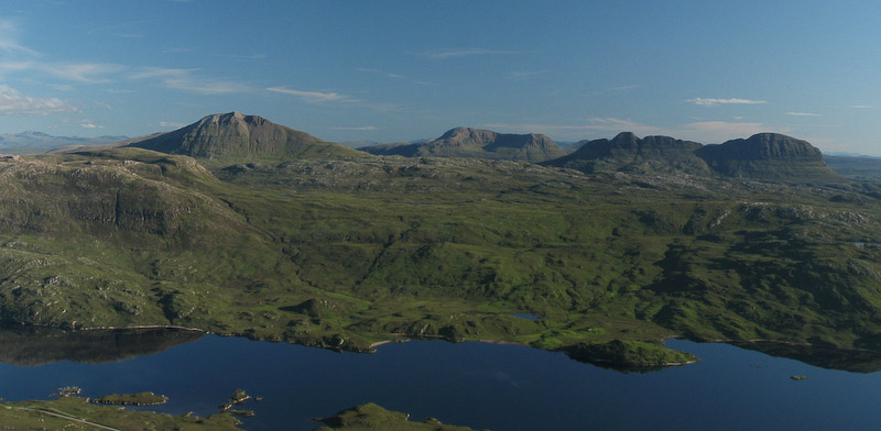 Assynt - Assynt hills from Quinag
