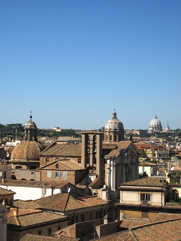 Rome 07 - Terrace view Capitoline Museum