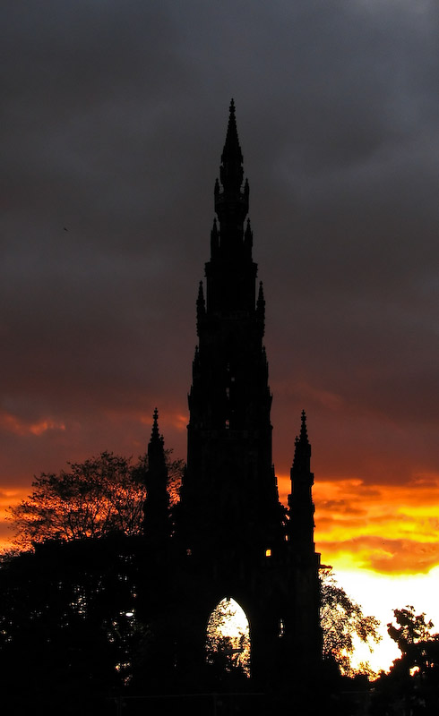 Edinburgh - Scott Monument at Sunset