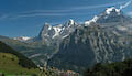 Jungfrau, Monch, Eiger from Murren