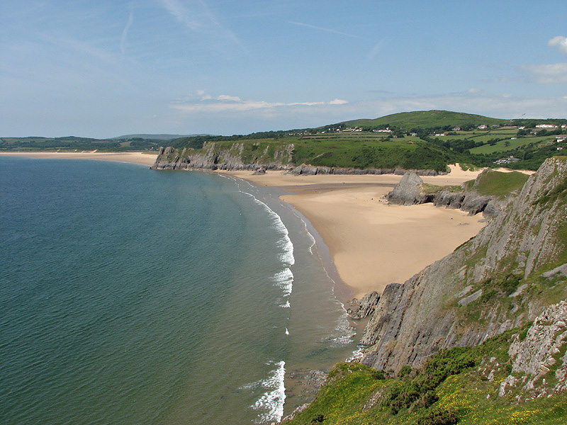 Three Cliffs Bay