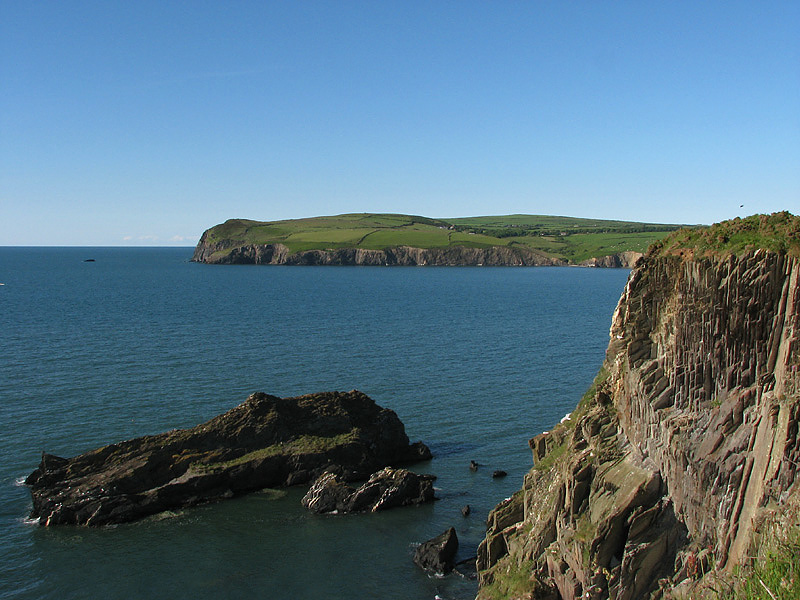 Cliffs round Newport